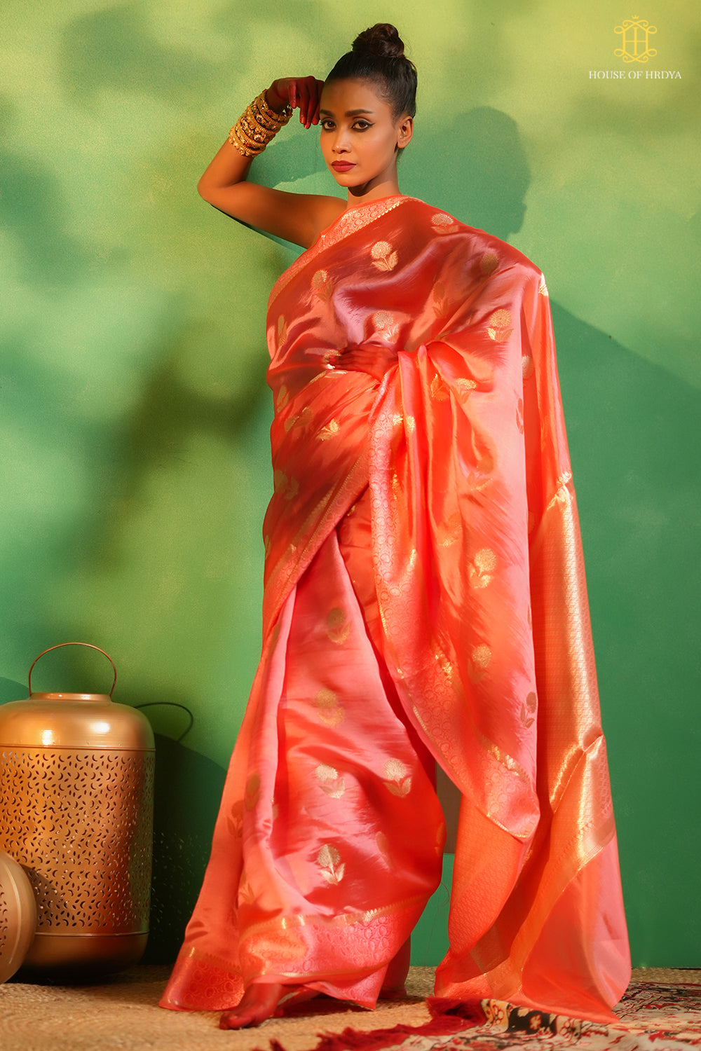 Pure Banarasi Silk Saree Pink