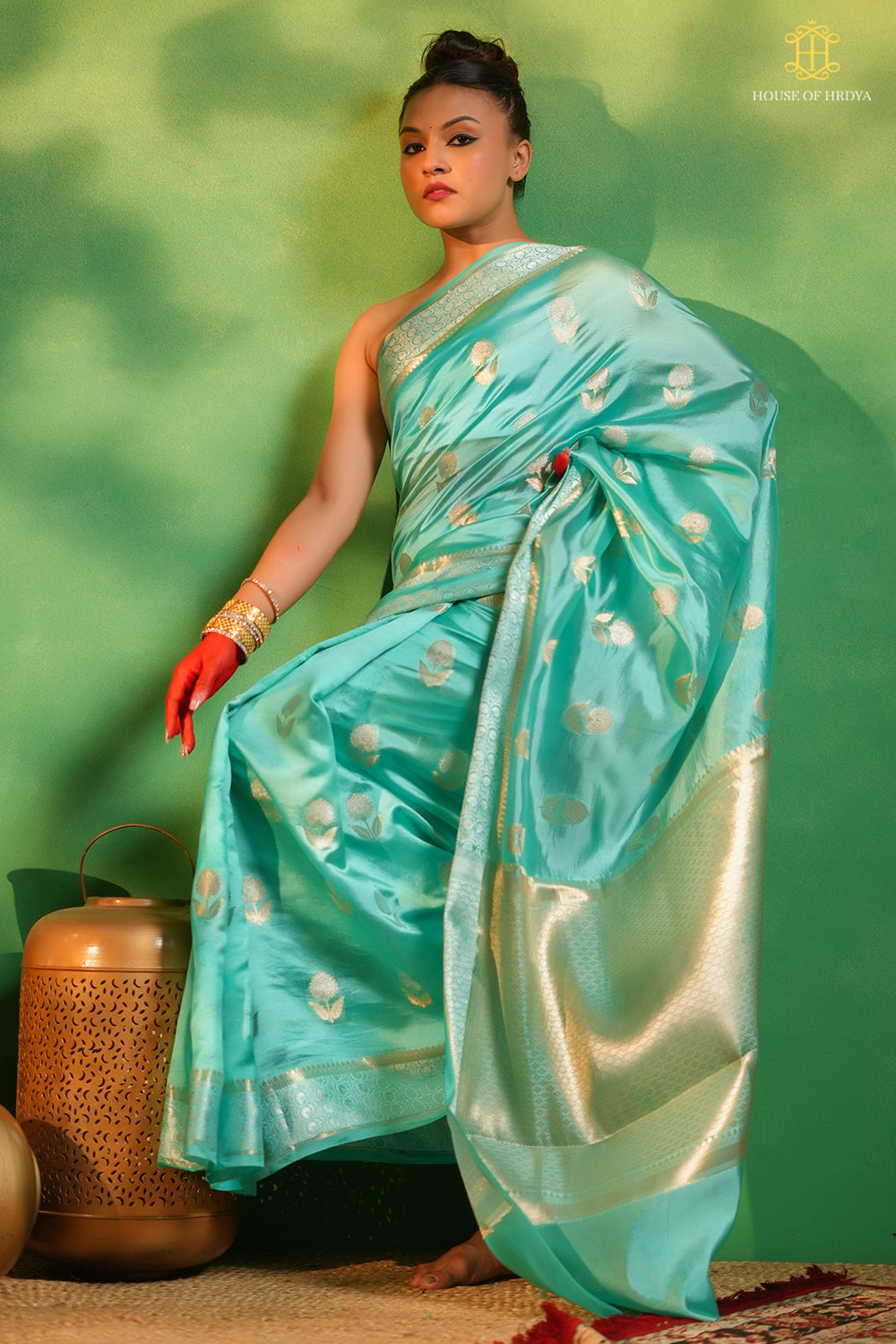 Pure Banarasi Silk Saree in Blue