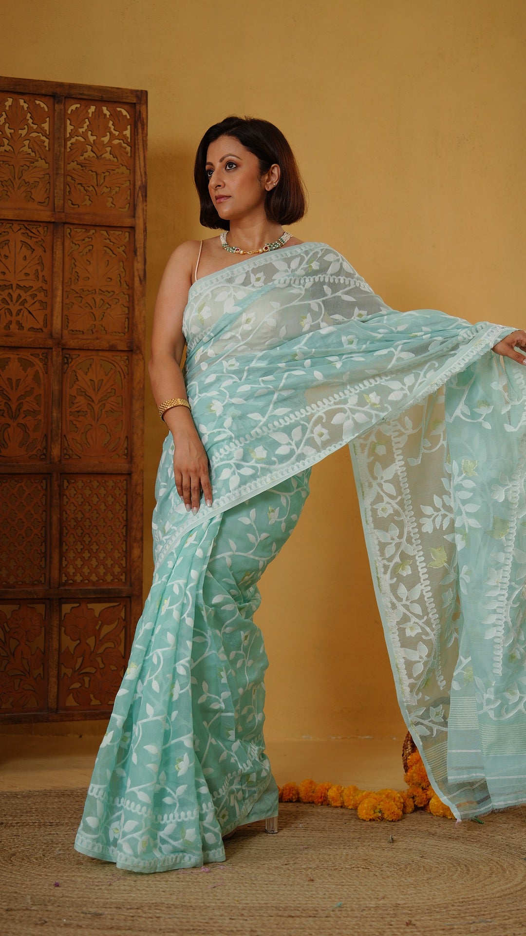 Panna Jaal Jamdani