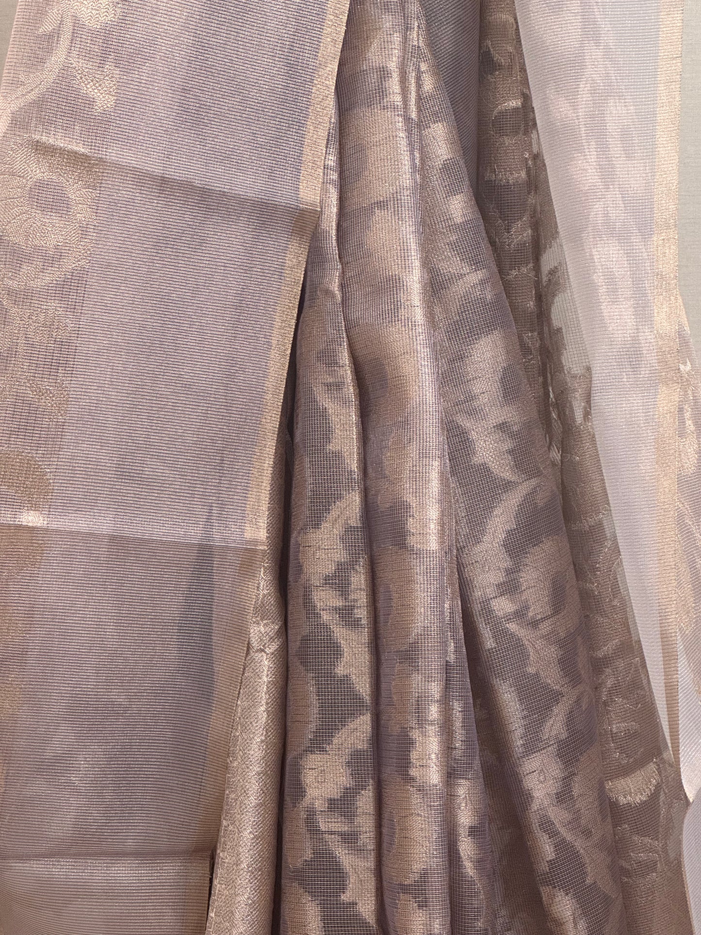 Jangla Gold Tissue Saree
