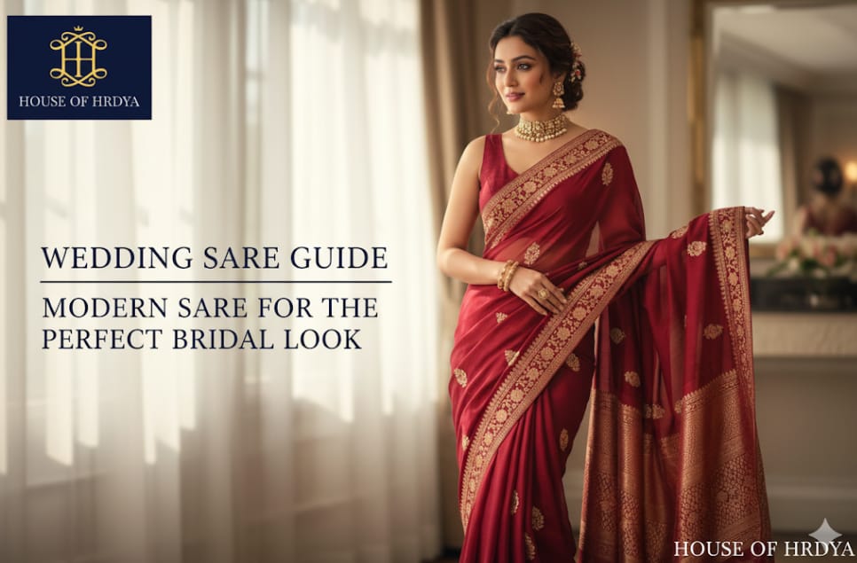 Wedding Saree Guide: Modern Saree for the Perfect Bridal Look