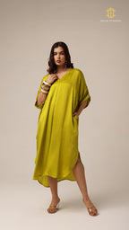 Kaftan Plain Green