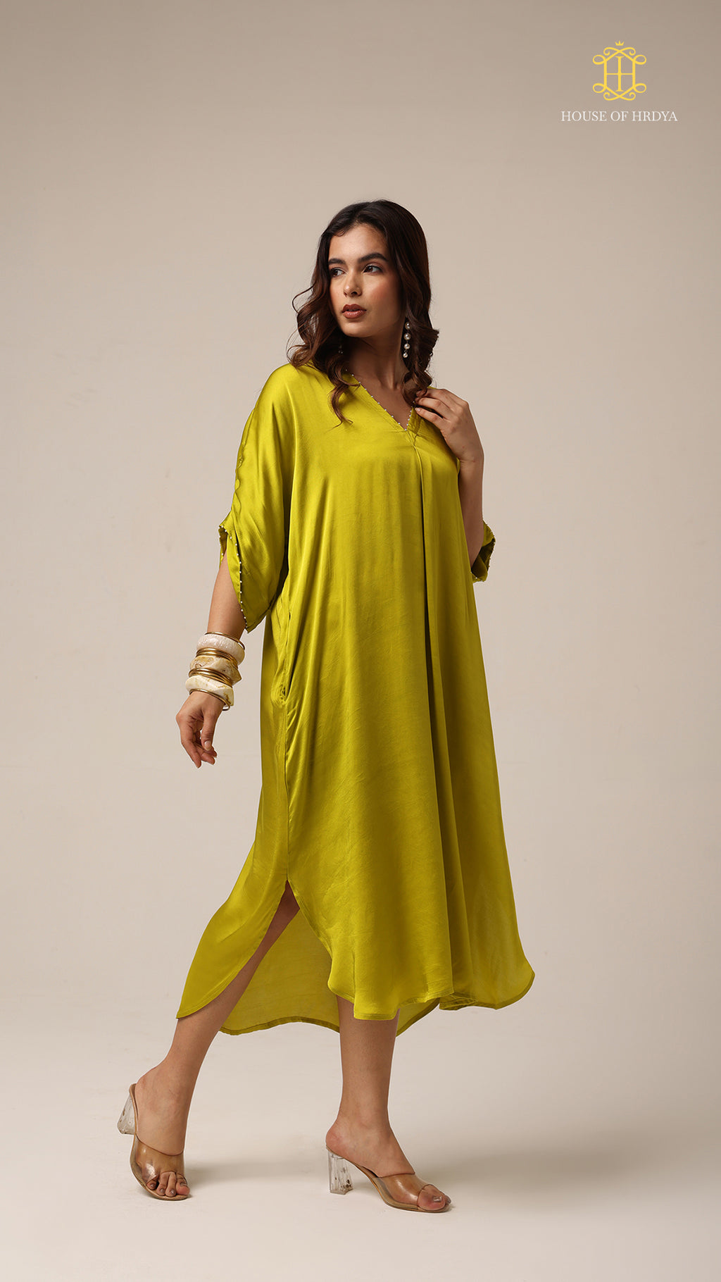 Kaftan Plain Green