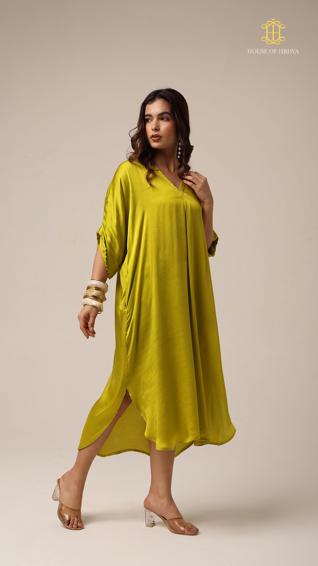 Kaftan Plain Green
