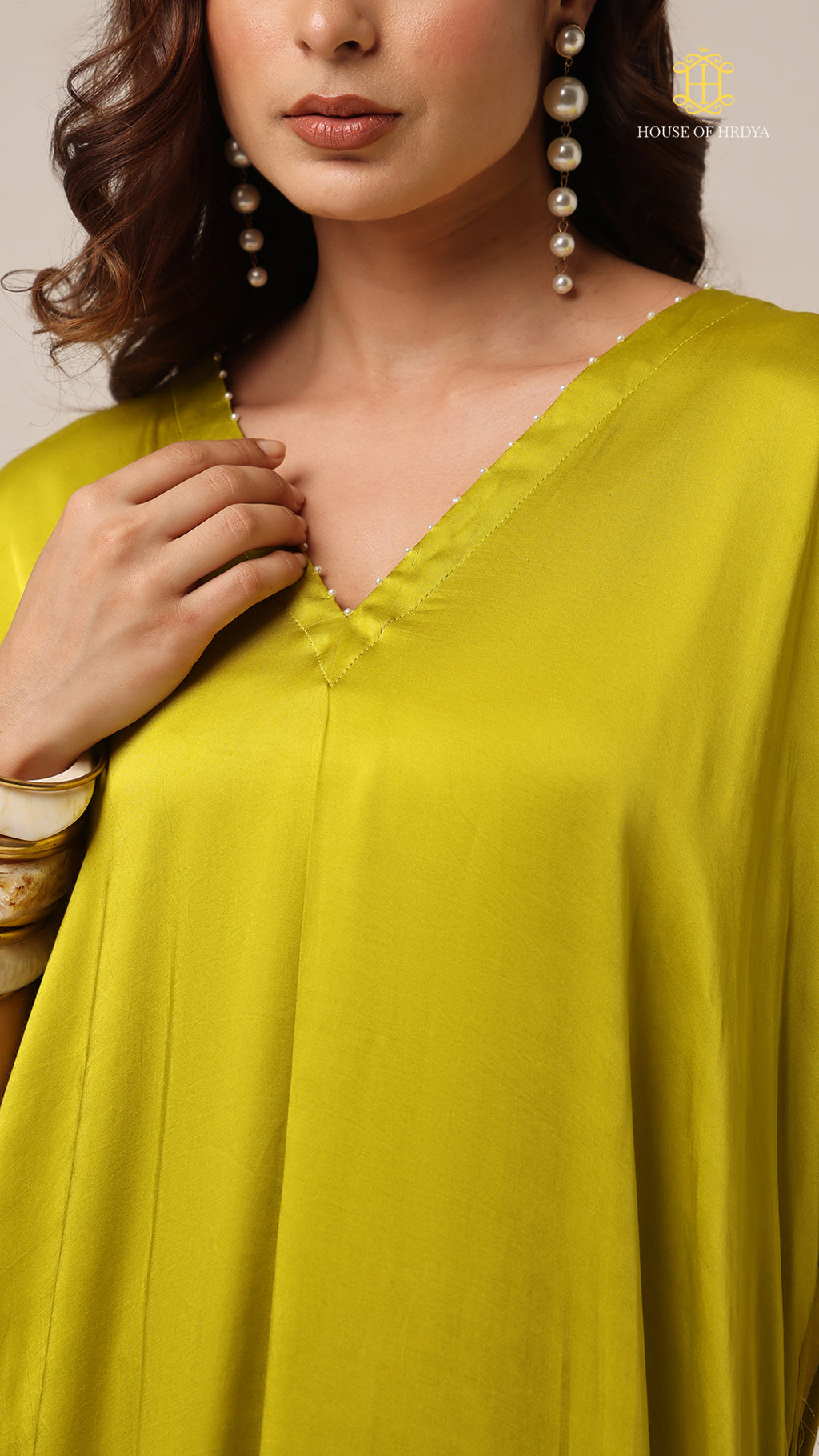 Kaftan Plain Green