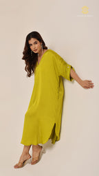 Kaftan Plain Green
