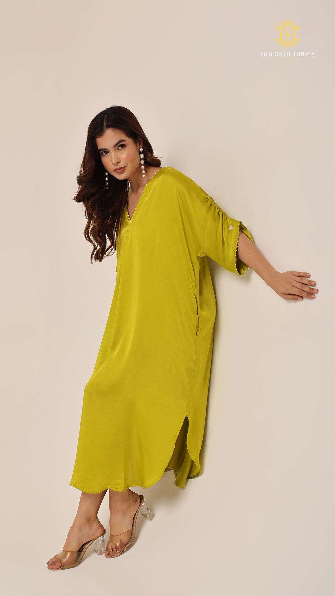 Kaftan Plain Green