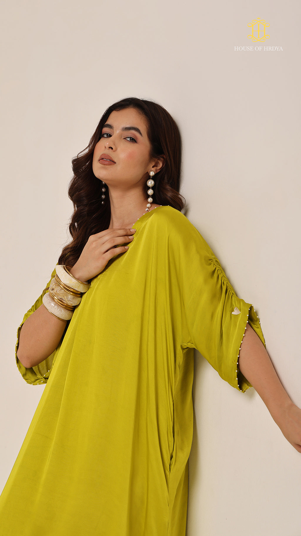 Kaftan Plain Green