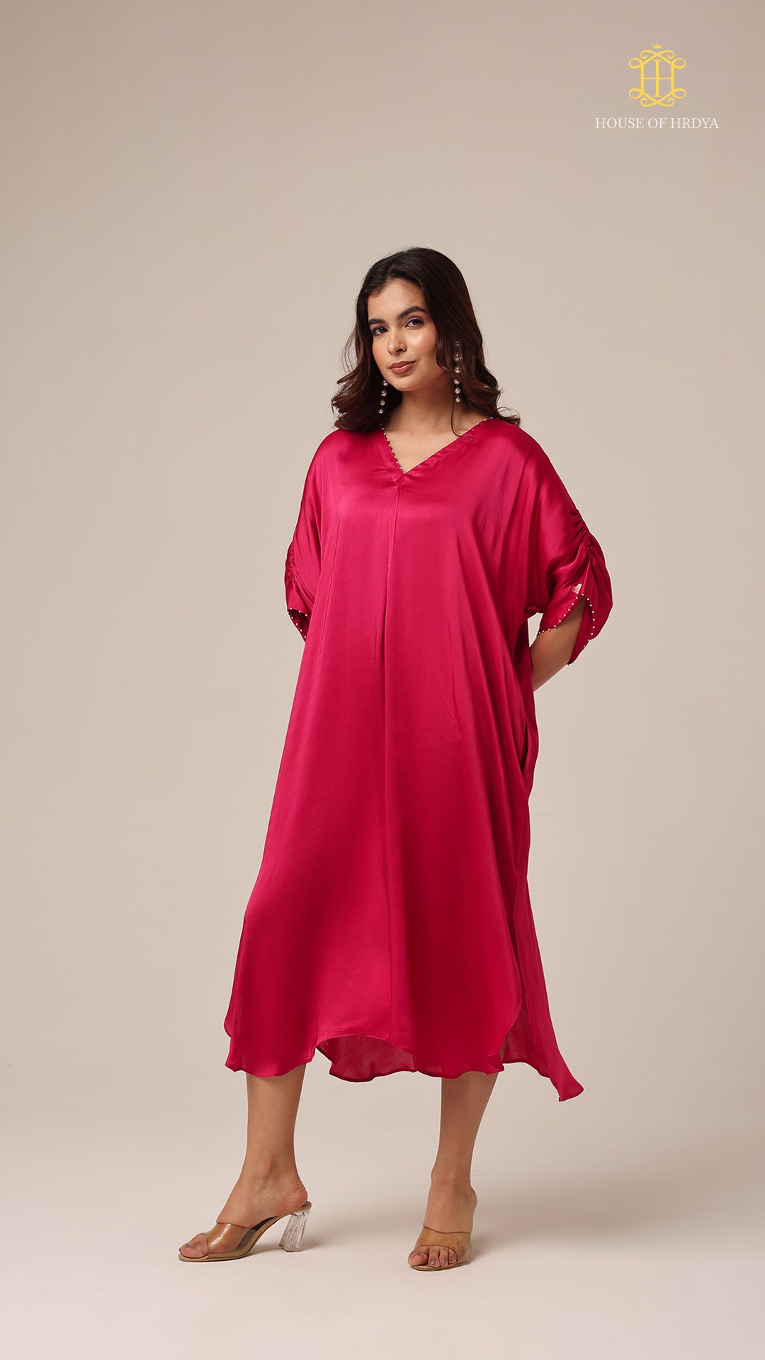 Kaftan Plain Pink