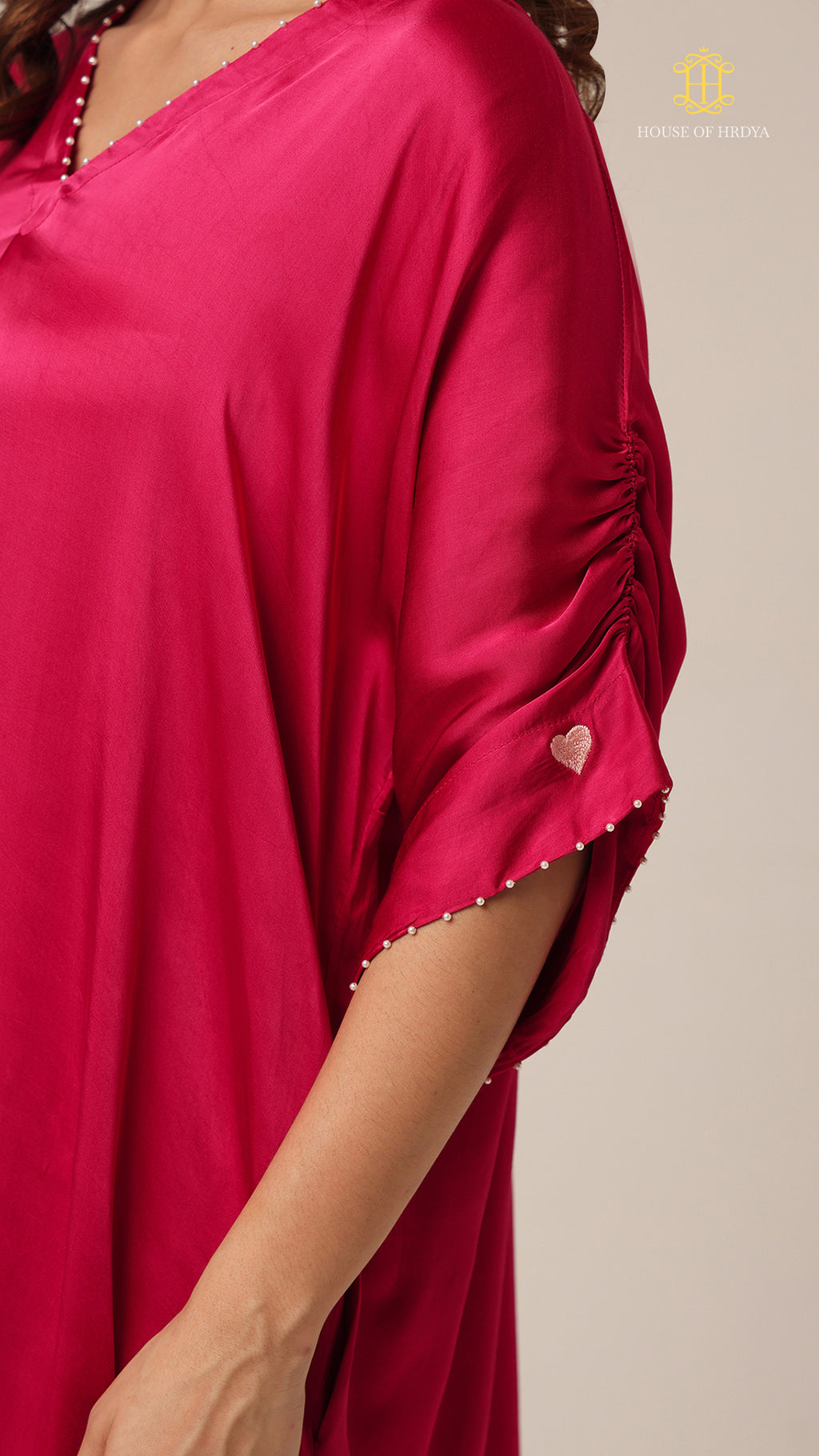 Kaftan Plain Pink