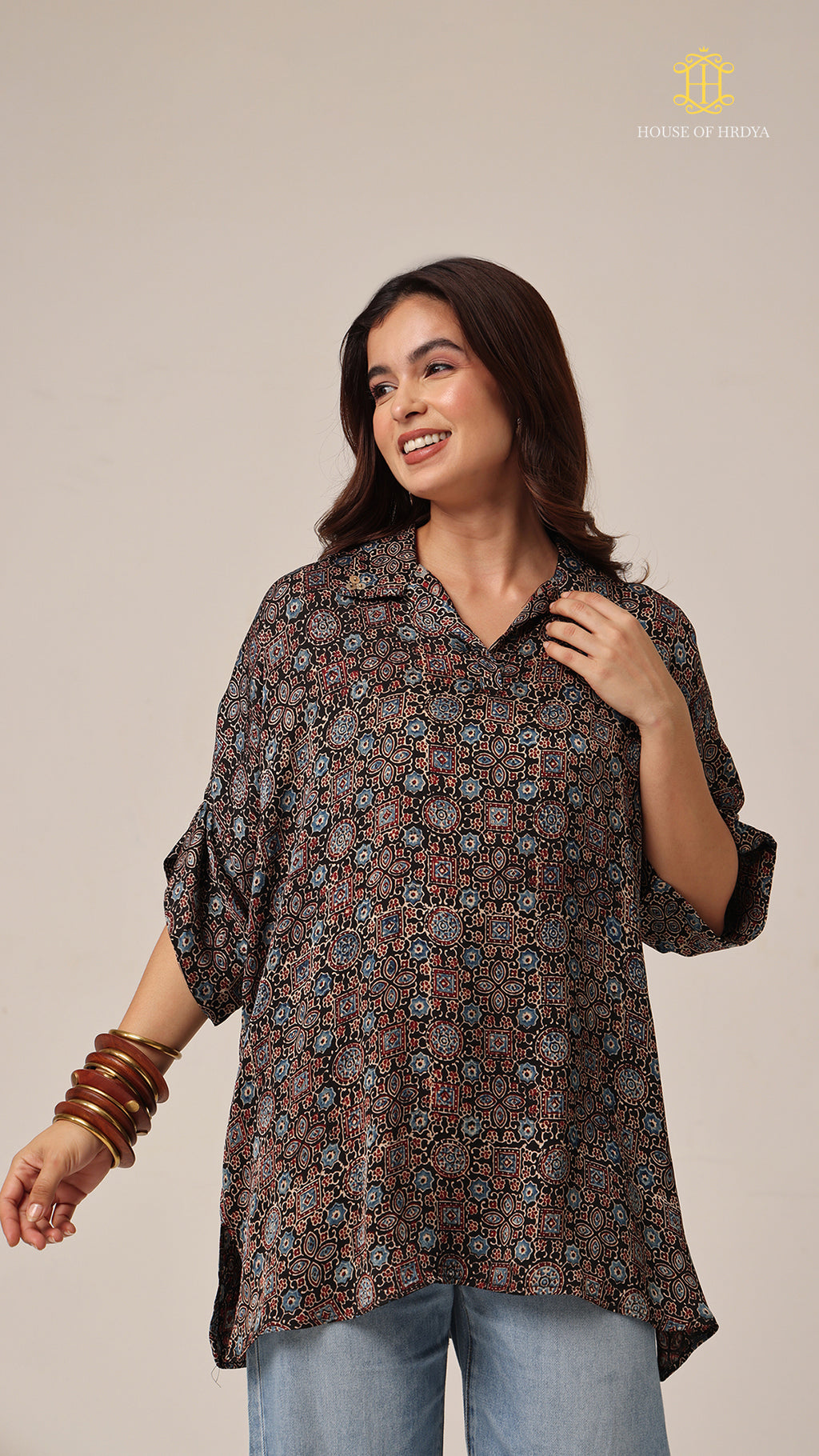 Kaftan Plain Black