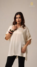 Kaftan Plain White