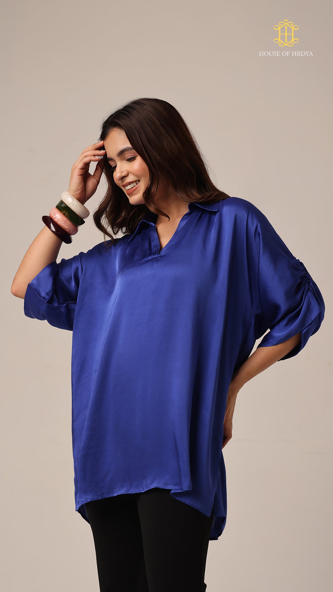Kaftan Plain Blue