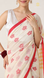 Suta Flower Buta Saree