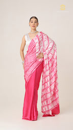 Baandh Gulab Modal Silk Shibori