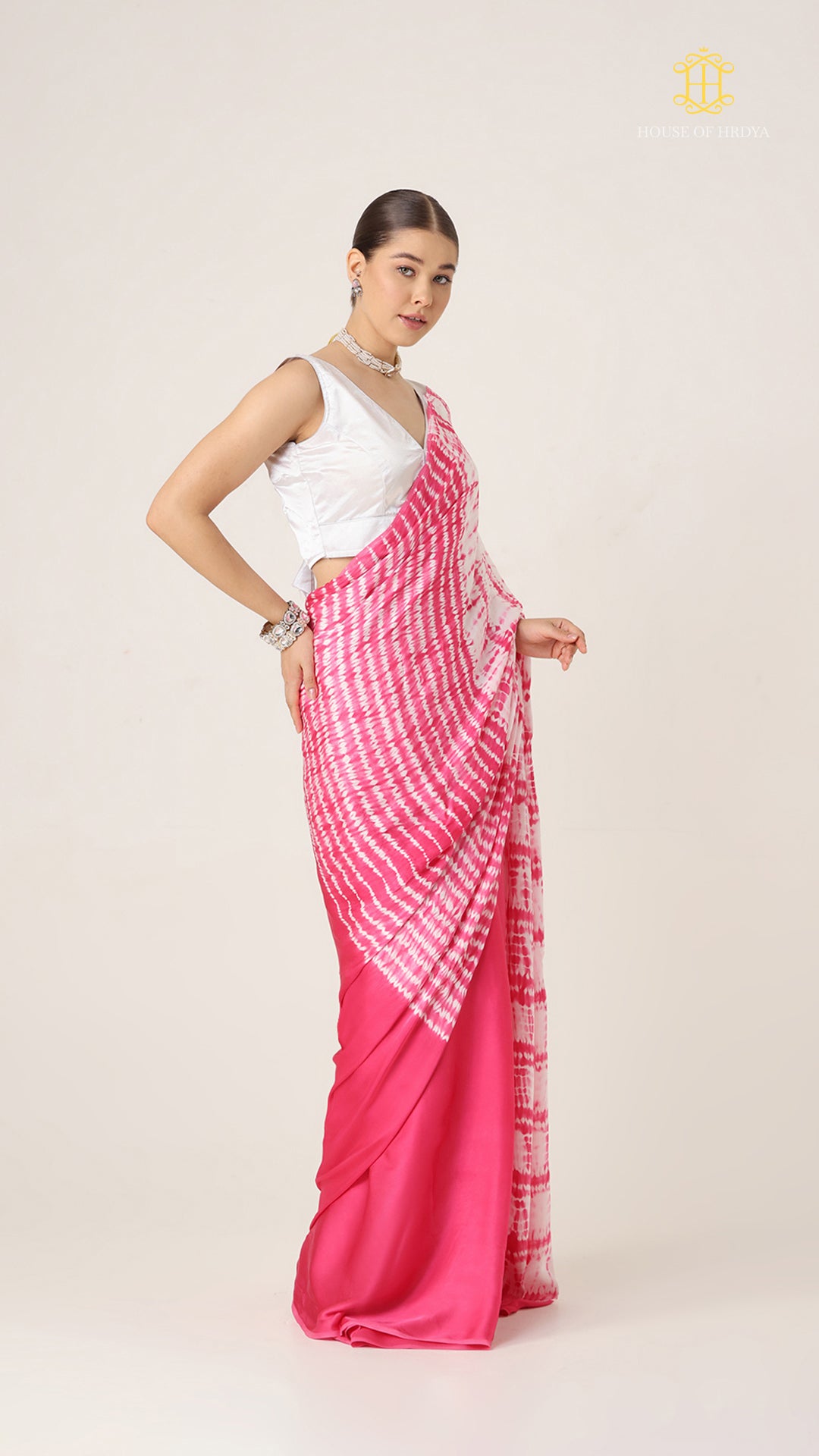 Baandh Gulab Modal Silk Shibori Main image