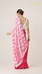 Baandh Gulab Modal Silk Shibori