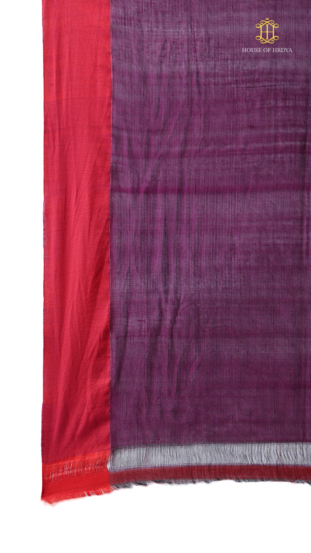 Nirva Jamdani Purple Saree