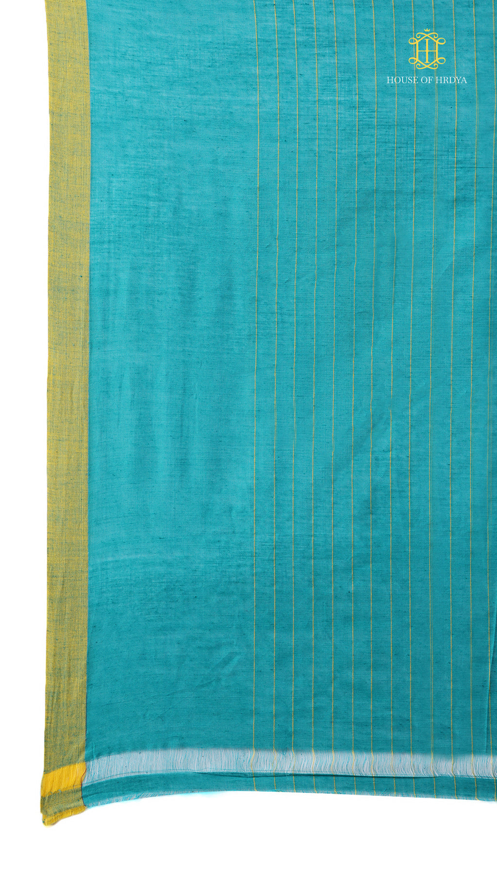 Nirva Jamdani Blue Saree