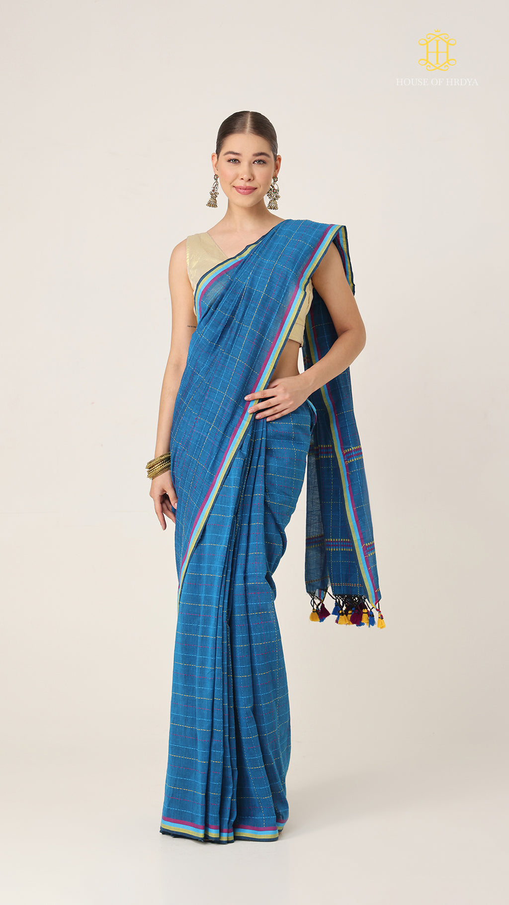 Nirva Kantha Neel Saree
