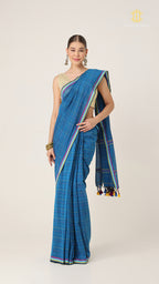 Nirva Kantha Neel Saree
