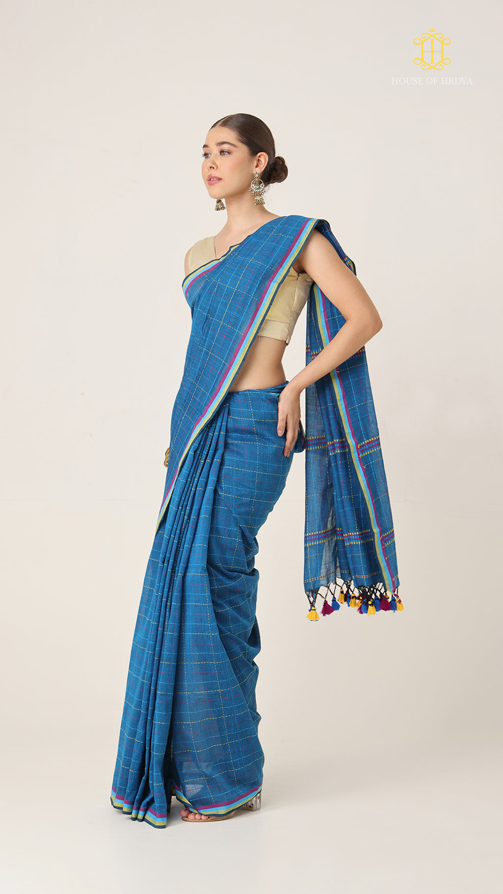 Nirva Kantha Neel Saree