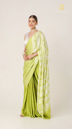Baandh Sage Modal Silk Shibori