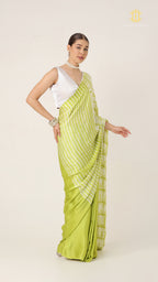 Baandh Sage Modal Silk Shibori