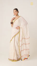 Nirva Kantha Shwet Saree
