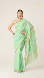 Nirva Aaroh Green Saree