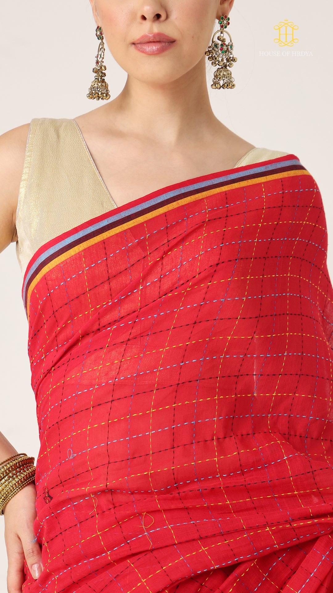 Nirva Kantha Laal Saree