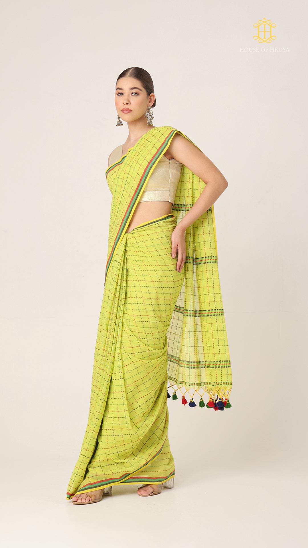 Nirva Kantha Harit Saree