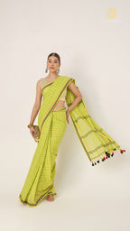 Nirva Kantha Harit Saree