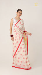 Suta Flower Buta Saree