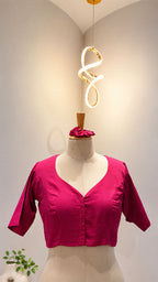 Rani Pink Sleeve Cotton Blouse