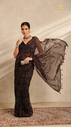 Ajrakh Kota Doria Saree