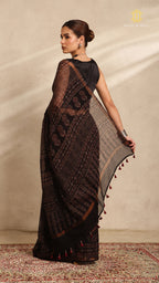 Ajrakh Kota Doria Saree