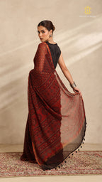 Ajrakh Kota Doria Saree