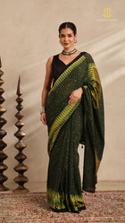 Ajrakh Mul Cotton Saree