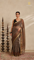 Ajrakh Kota Silk Saree