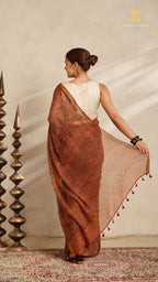 Ajrakh Kota Doria Saree
