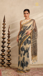 Ajrakh Kota Doria Saree