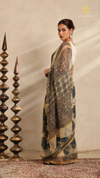 Ajrakh Kota Doria Saree