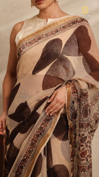 Ajrakh Kota Doria Saree