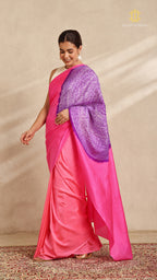 Shibori Pink Ombre Shoulder Pattern