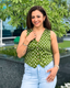 Green Bandhani Waistcoat