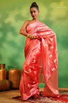 Pure Banarasi Silk Saree Pink