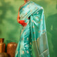 Pure Banarasi Silk Saree in Blue