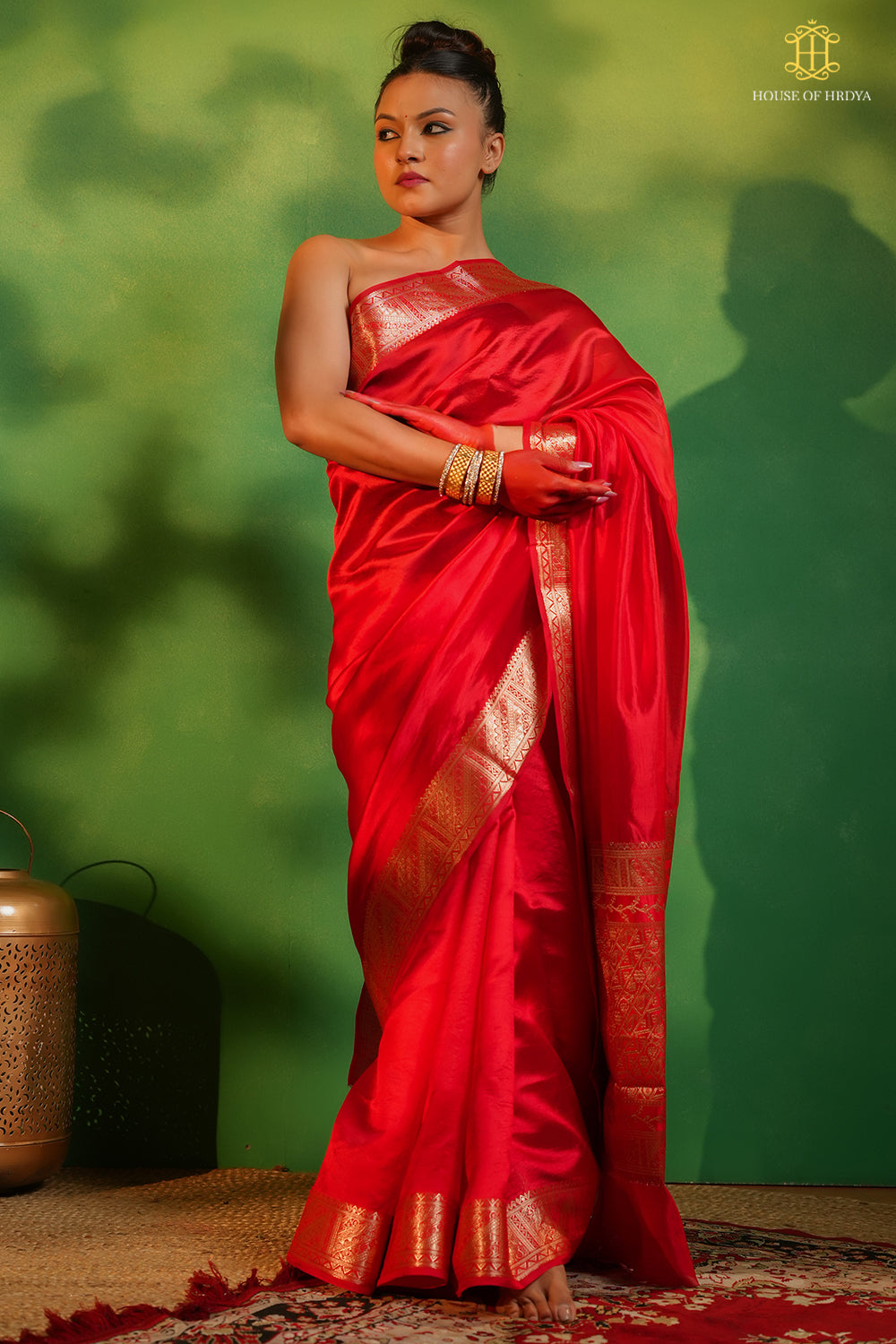 Red banarasi Saree