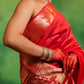 Red banarasi Saree